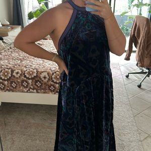 Free People Micah Velvet dress NWT